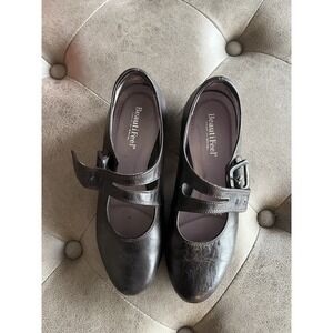 Beautifeel Shoes Womens Sz 36 5.5 Brown/tara Mary Jane Double Leather Strap